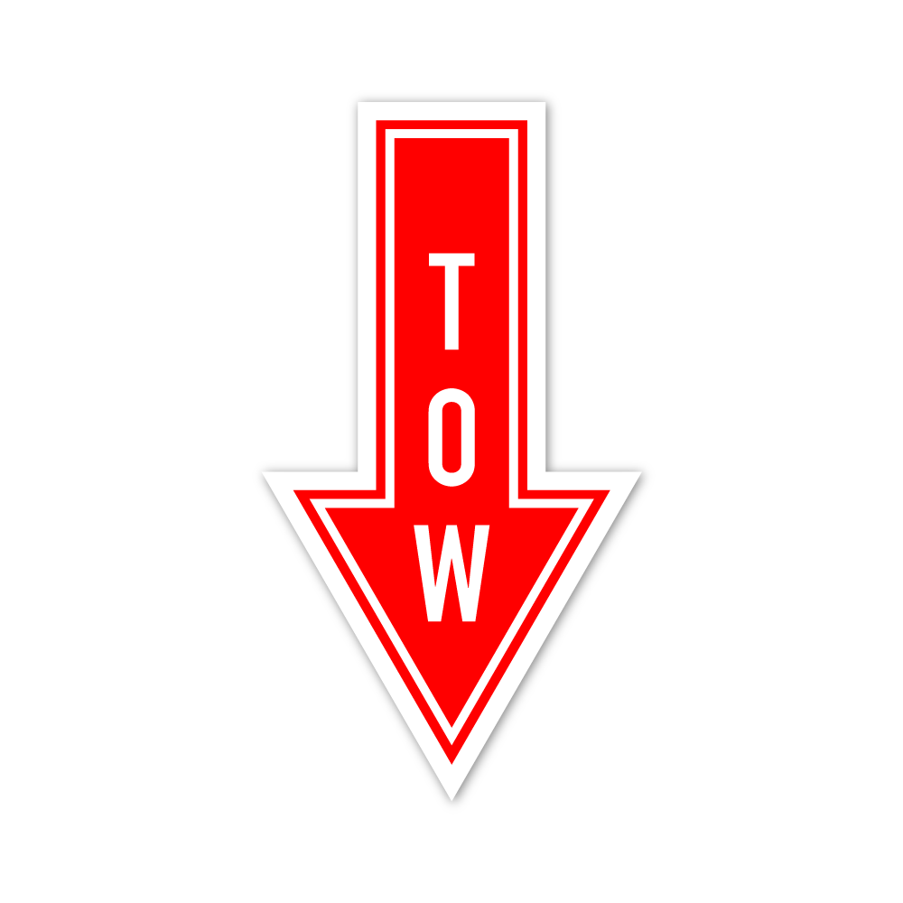 TOW STICKER