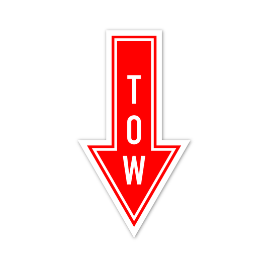 TOW STICKER